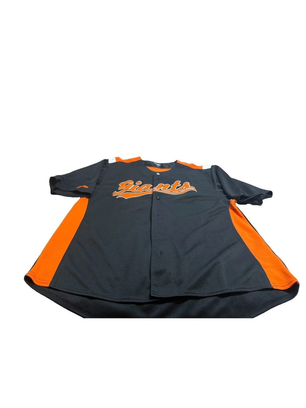 SF San Francisco Giants Batting Practice Jersey Stitches Black Orange Men XL